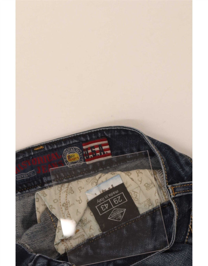 Blugi subțiri Roy Rogers pentru femei W29 L27 Bumbac albastru