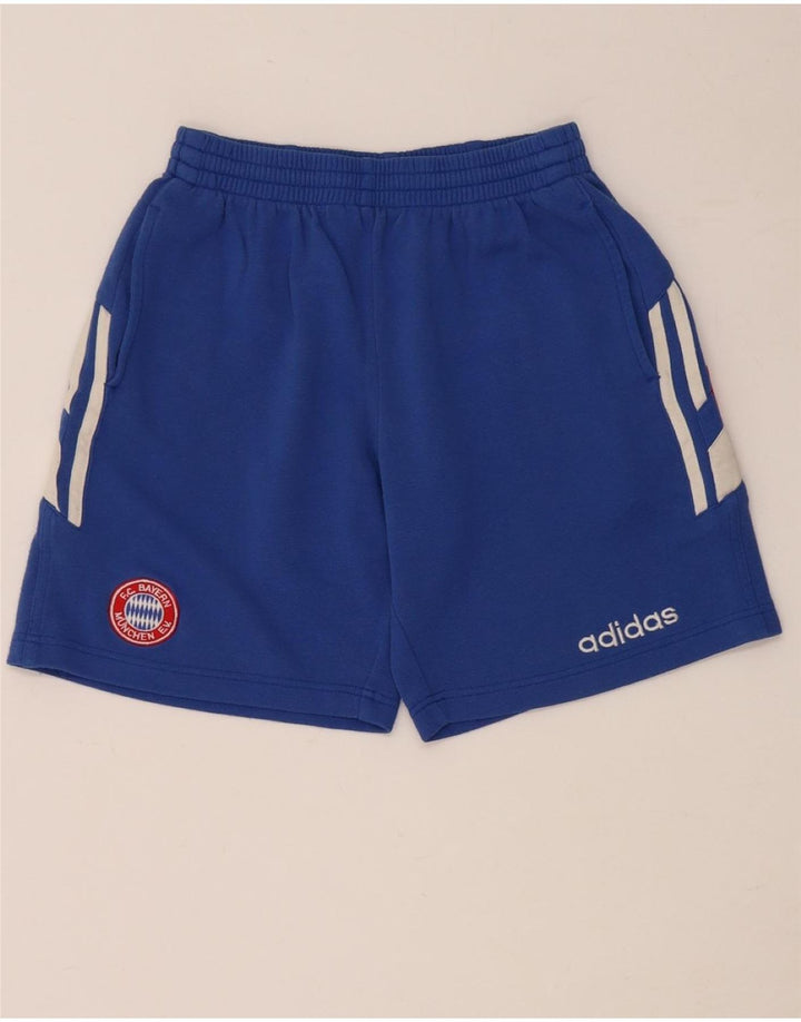 Pantaloni scurți sport pentru băieți ADIDAS FC Bayern Munchen 15-16 ani, albastru, color block