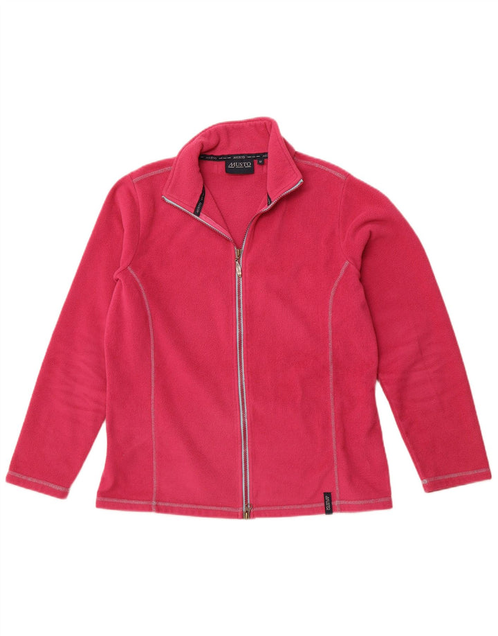 Jachetă pentru femei Musto Fleece UK 12 Medium Pink Poliester