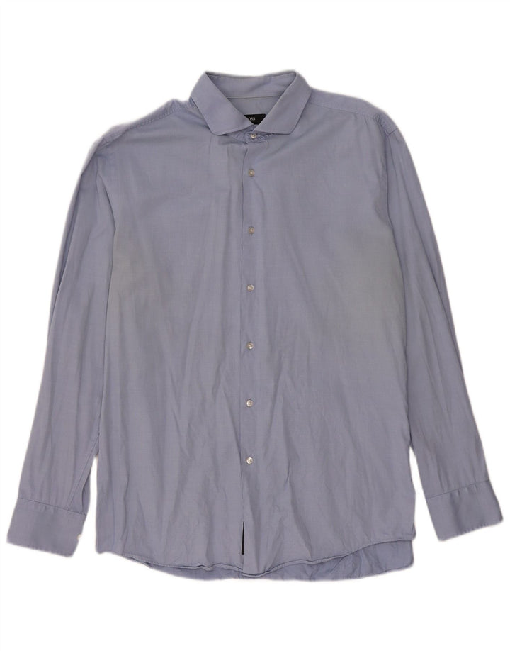 Cămașă pentru bărbați Hugo Boss Slim Fit Mărimea 43 17 XL Albastru