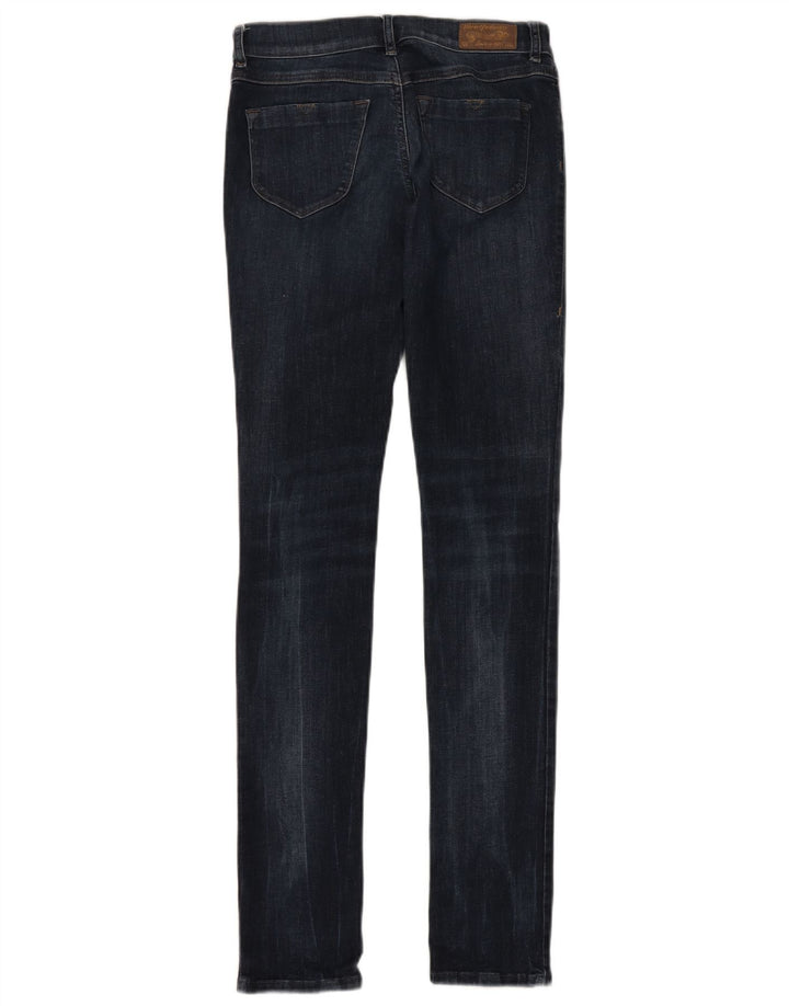 DIESEL Blugi Jegging Super subțiri Livier cu talie joasă pentru femei W28 L34 Albastru