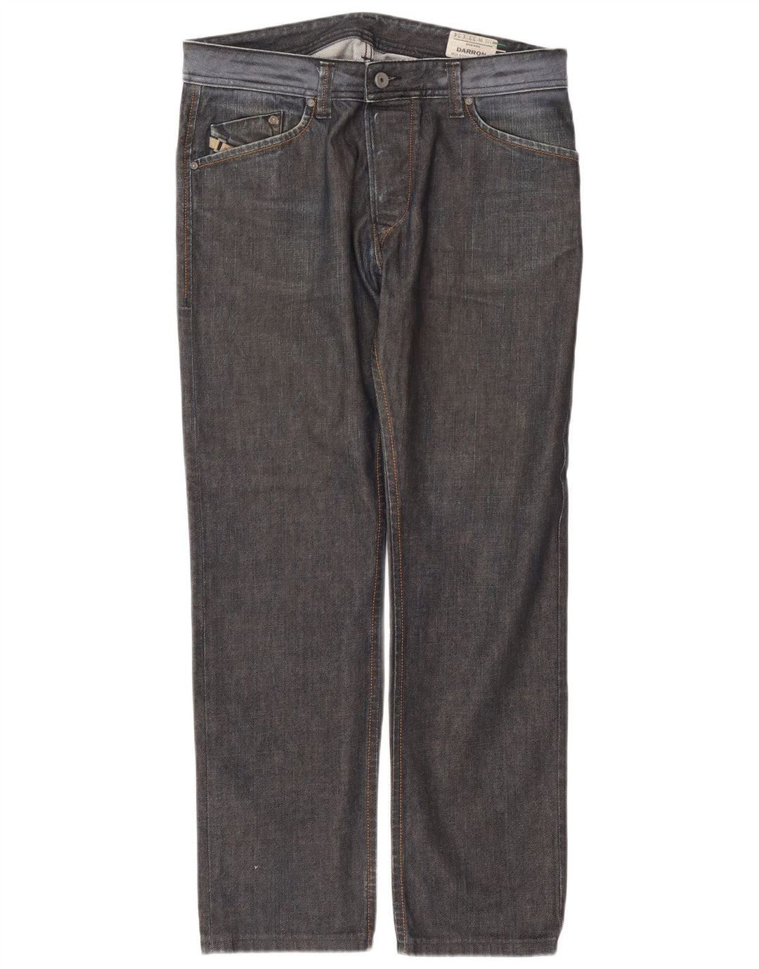 Blugi drepti pentru bărbați Diesel Darron W33 L30 bumbac gri