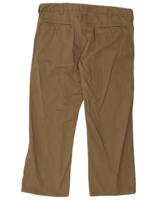Armani Pantaloni Chino Drepți Bărbați EU 54 2XL L38 L28 Kaki