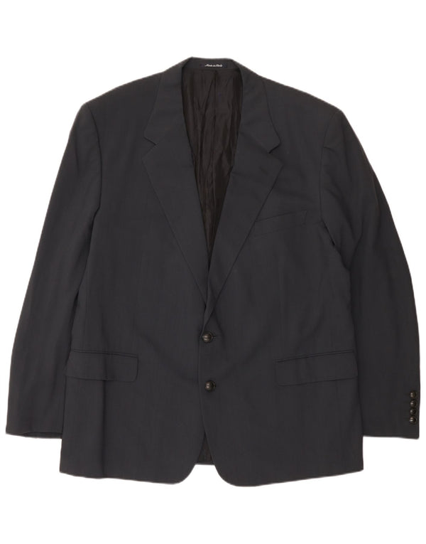 Blazer Yves Saint Laurent pentru bărbați, cu 2 nasturi, IT 56 3XL Lână gri