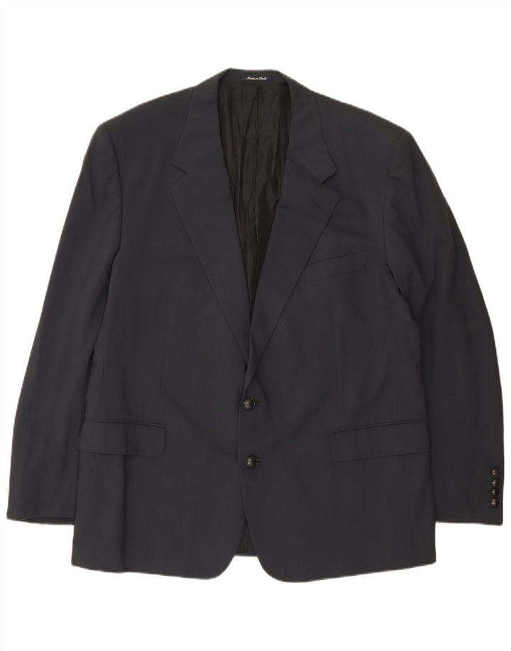Blazer Yves Saint Laurent pentru bărbați, cu 2 nasturi, IT 56 3XL Lână gri