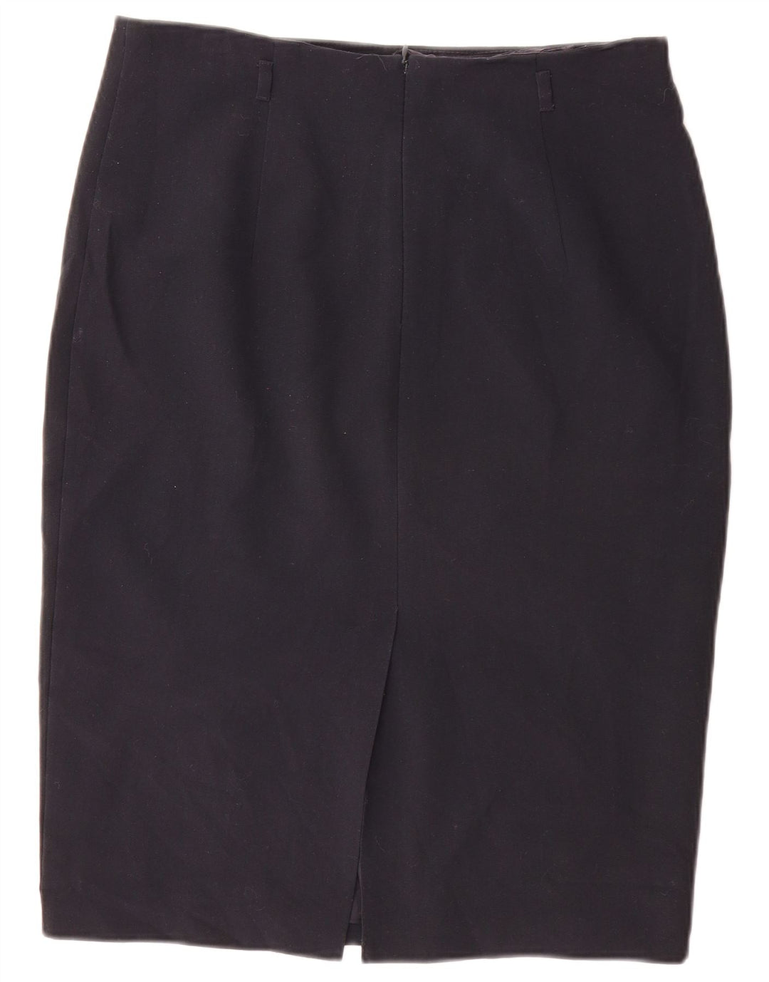 Fusta creion pentru femei Marks & Spencer UK 14 mare W32 poliester bleumarin