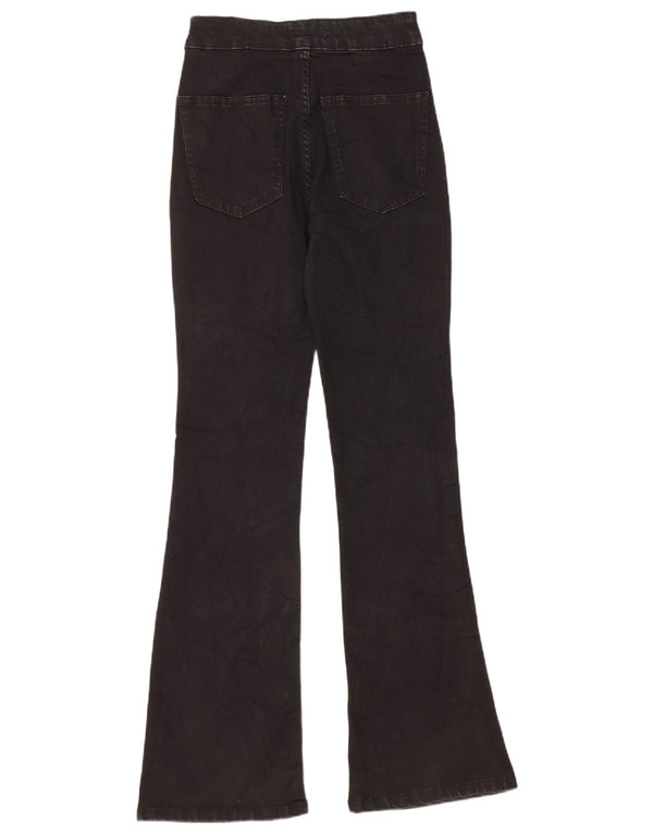 Blugi evazați pentru femei Zara EU 36 XS W26 L30 bumbac negru
