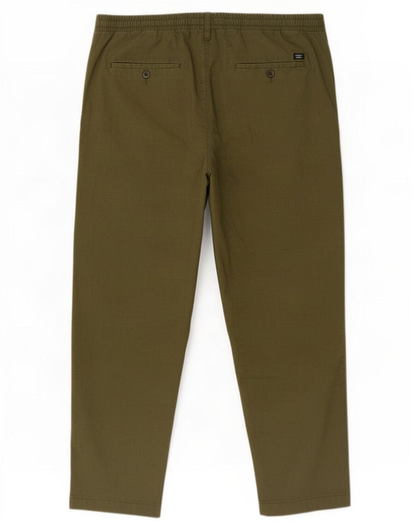 Pantaloni chino drepți pentru bărbați Superdry XL W38 L27 Kaki Linen