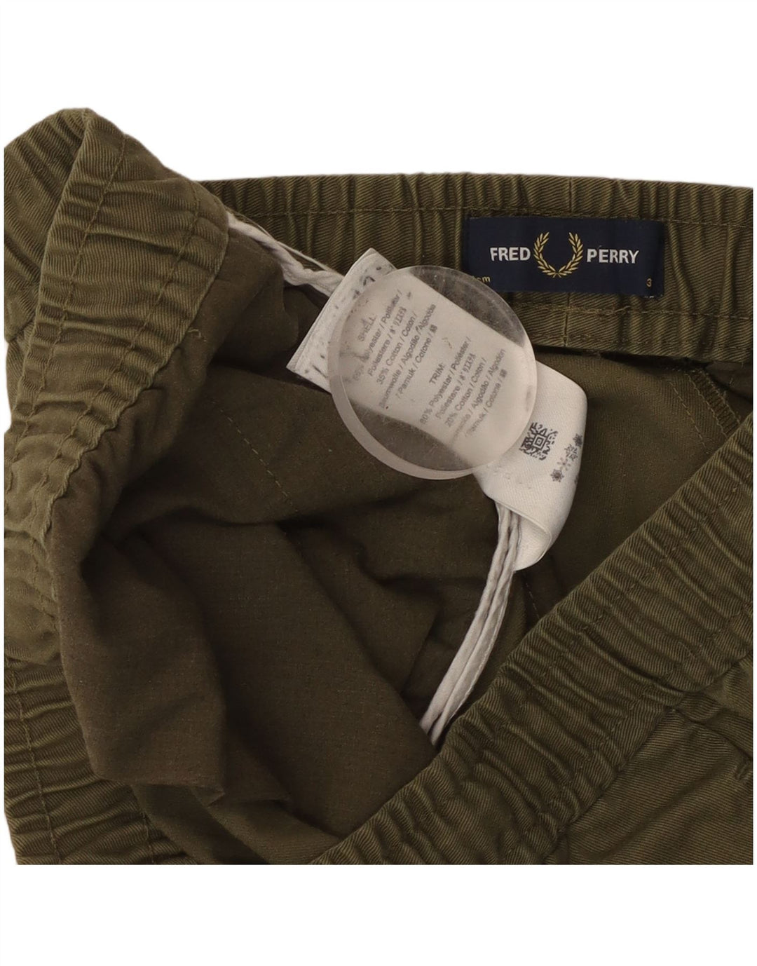 Pantaloni scurți sport Fred Perry pentru bărbați, mari, verde, poliester