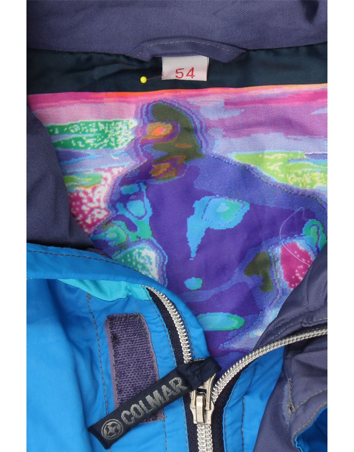 Jachetă de schi cu grafică COLMAR pentru bărbați IT 54 XL, albastru, poliamidă color bloc