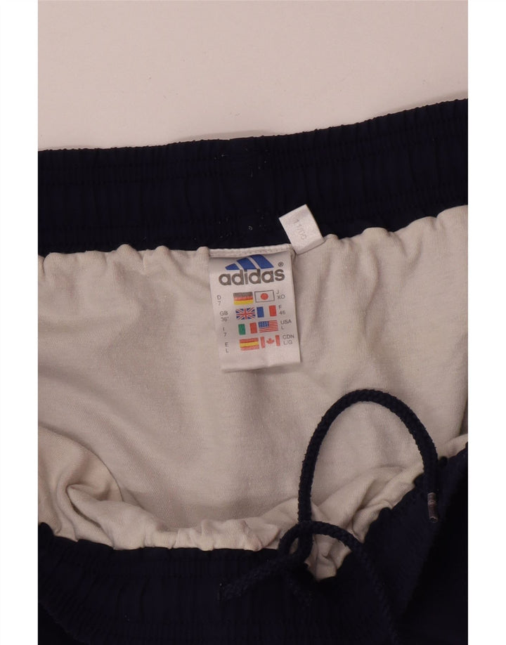 Pantaloni scurți sport pentru bărbați Adidas, mari, albastru, poliester