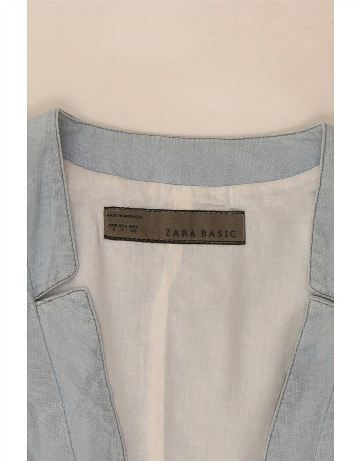 Vestă OPEN pentru femei Zara UK 10 Small Blue