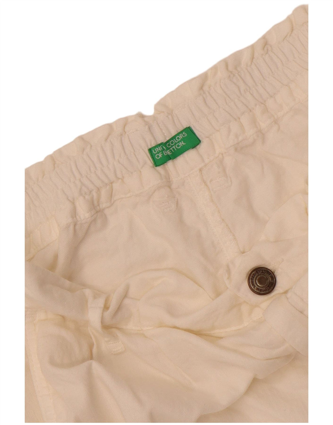 Pantaloni scurți chino pentru bărbați Benetton W28 Small White