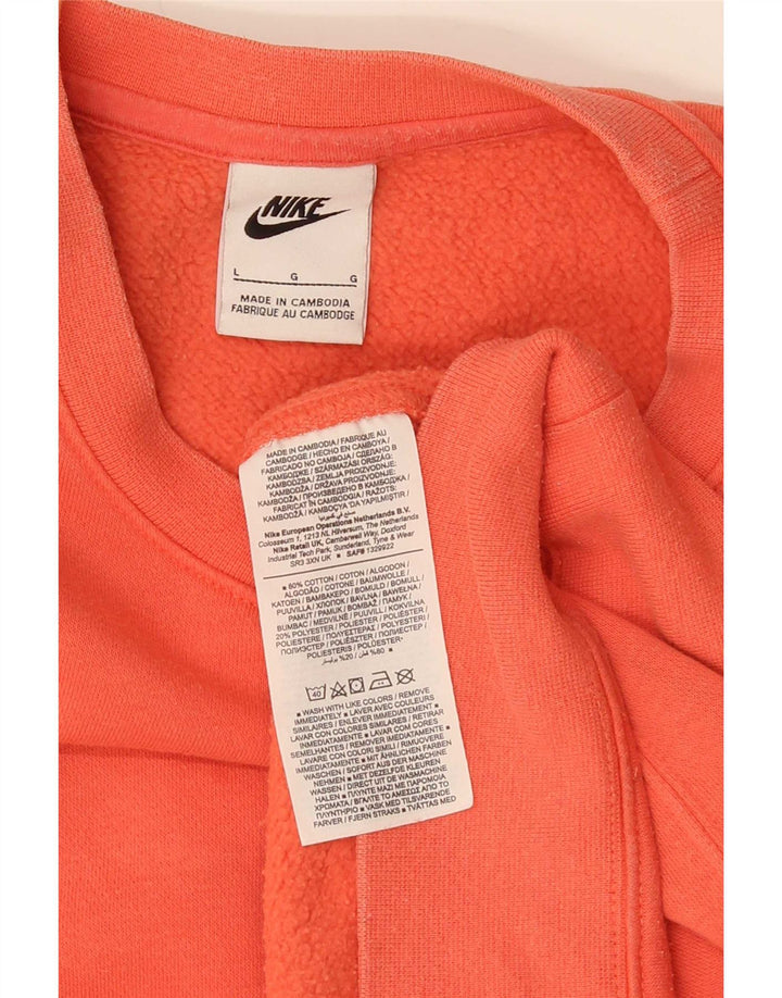 Hanorac pentru bărbați Nike Pulover mare, roz, bumbac