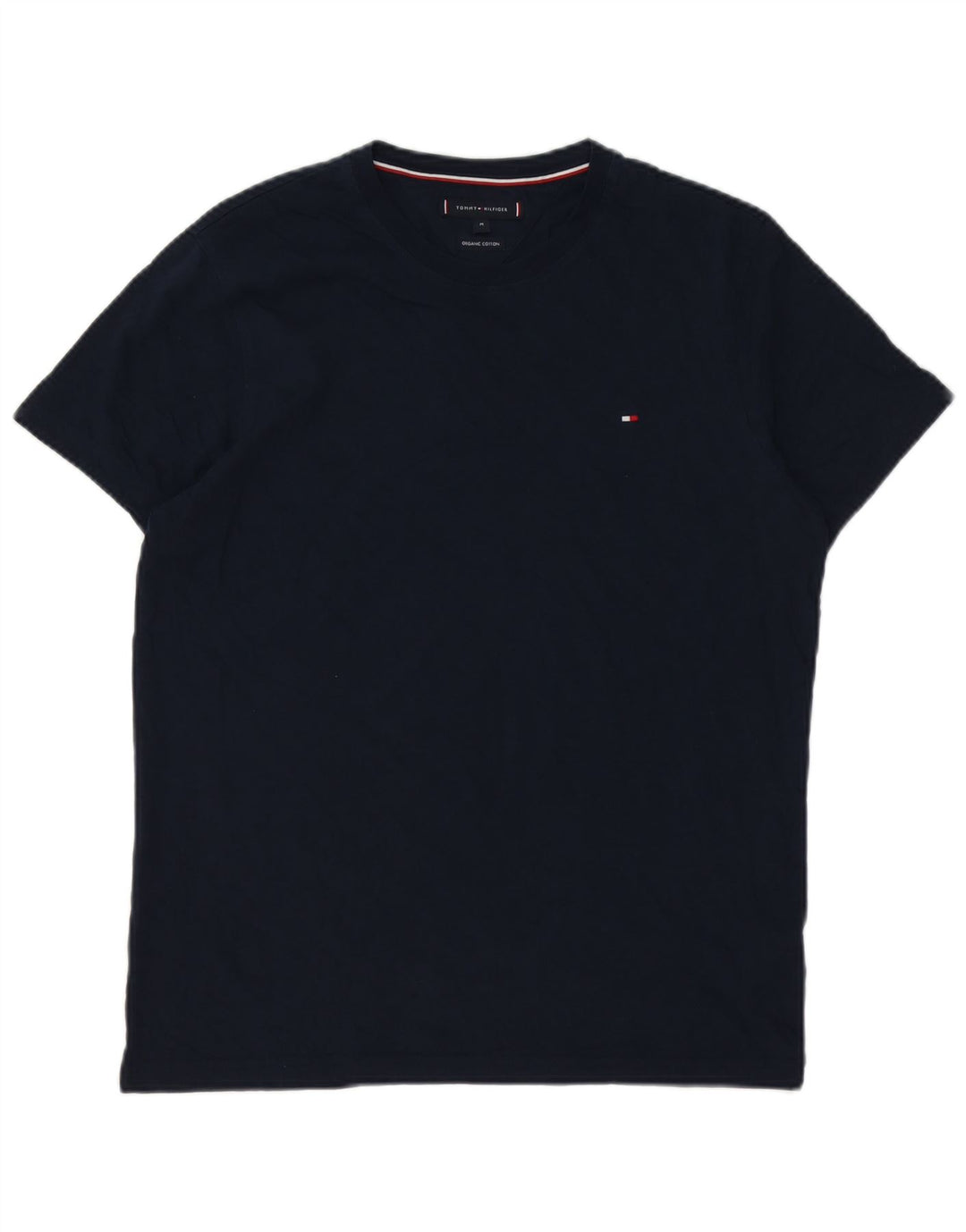 Tricou pentru bărbați Tommy Hilfiger Top mediu din bumbac bleumarin