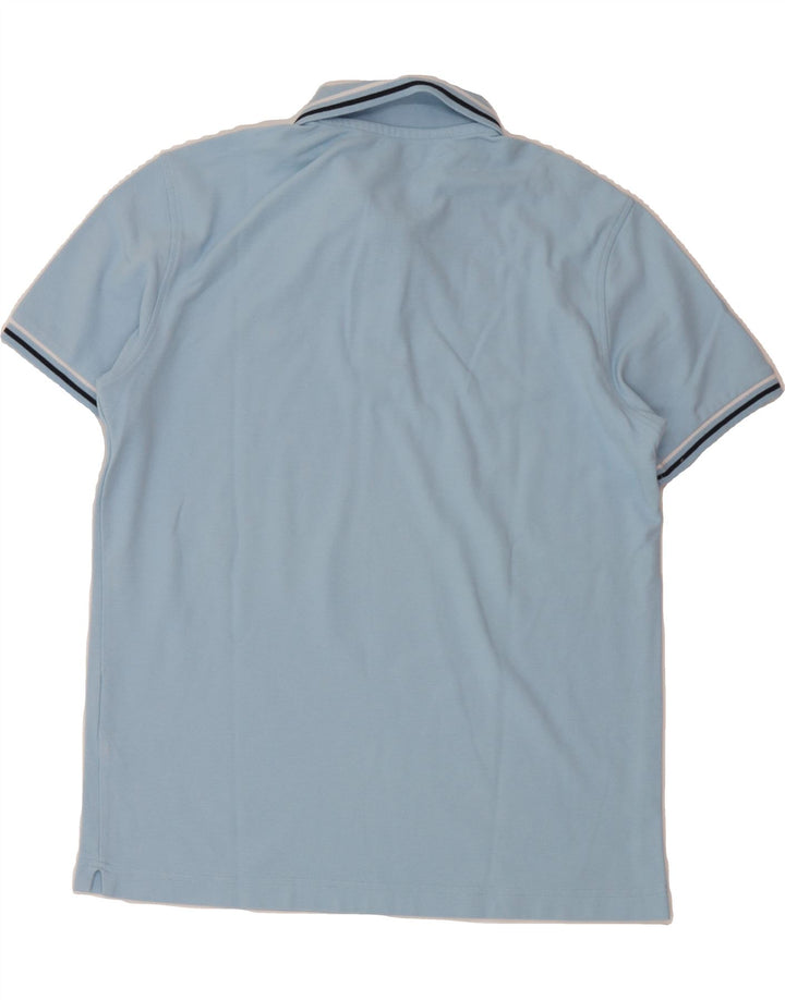 LOTTO Mens Life's Polo Shirt Medium Blue Cotton Vintage Lotto and Second-Hand Lotto from Messina Hembry 