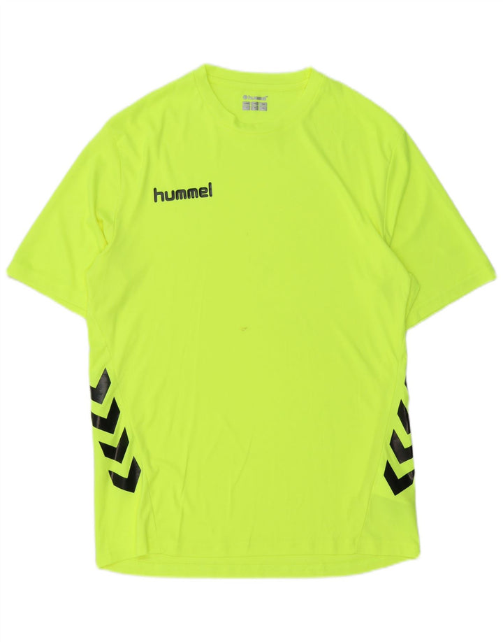 Tricou grafic pentru bărbați Hummel Top Poliester verde mediu