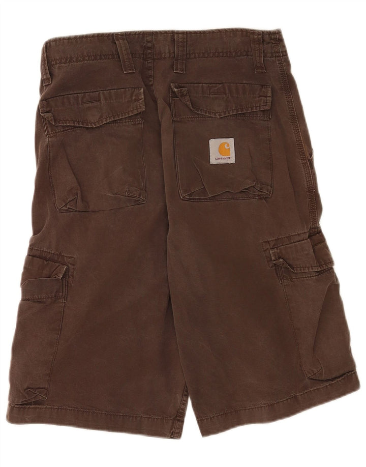 Bermudă Carhartt pentru bărbați W30, bumbac maro mediu
