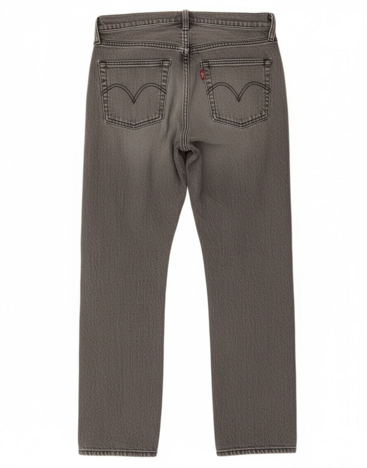 Blugi drepti 501 pentru femei Levi's W27 L28 bumbac gri