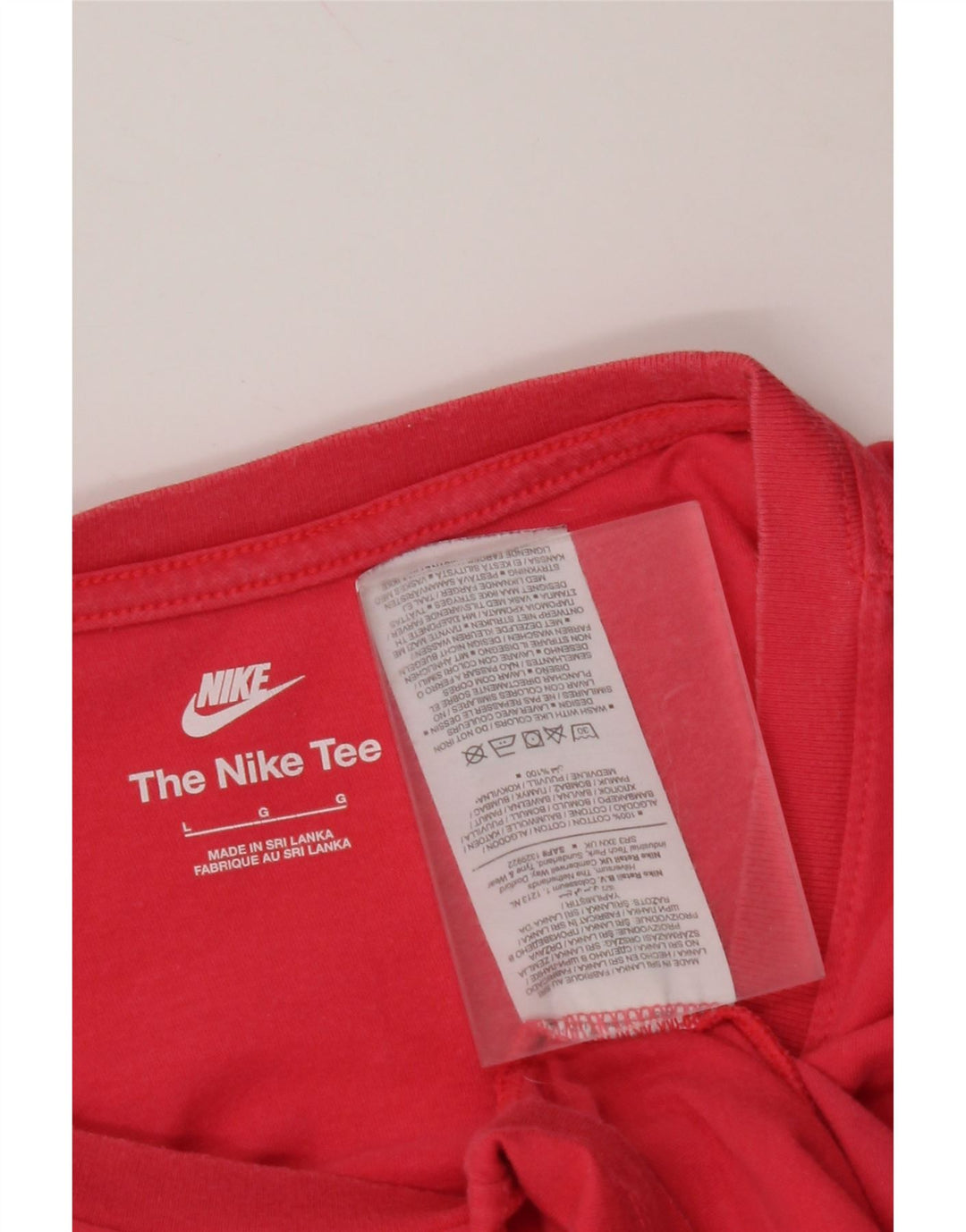 Tricou grafic pentru bărbați NIKE Top mare din bumbac roz