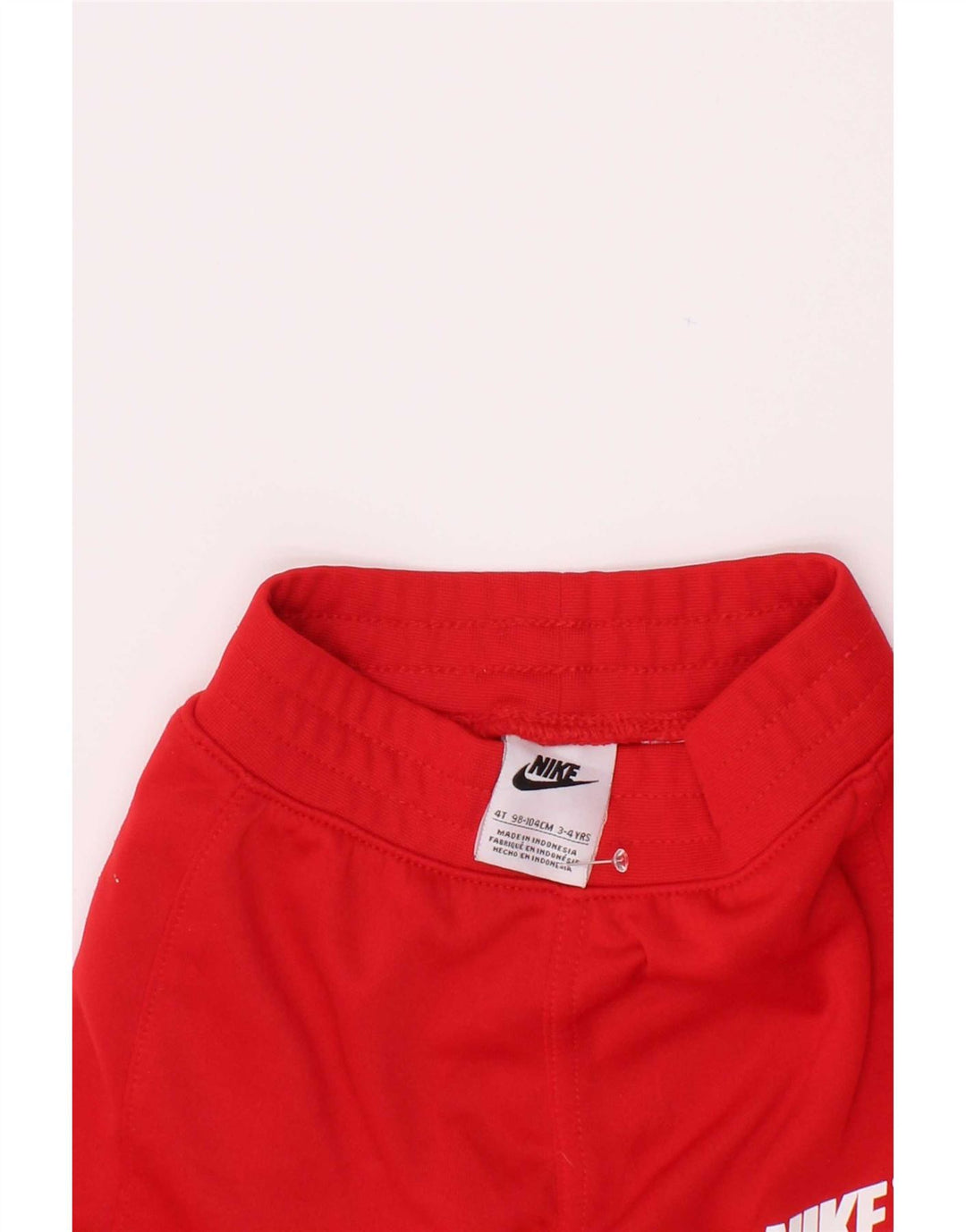 Pantaloni de trening Nike pentru băieți grafic 3-4 ani, roșu, color block
