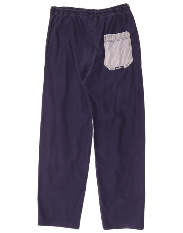Pantaloni casual conici pentru bărbați Macho L32 L30 Bumbac color-bloch albastru bleumarin