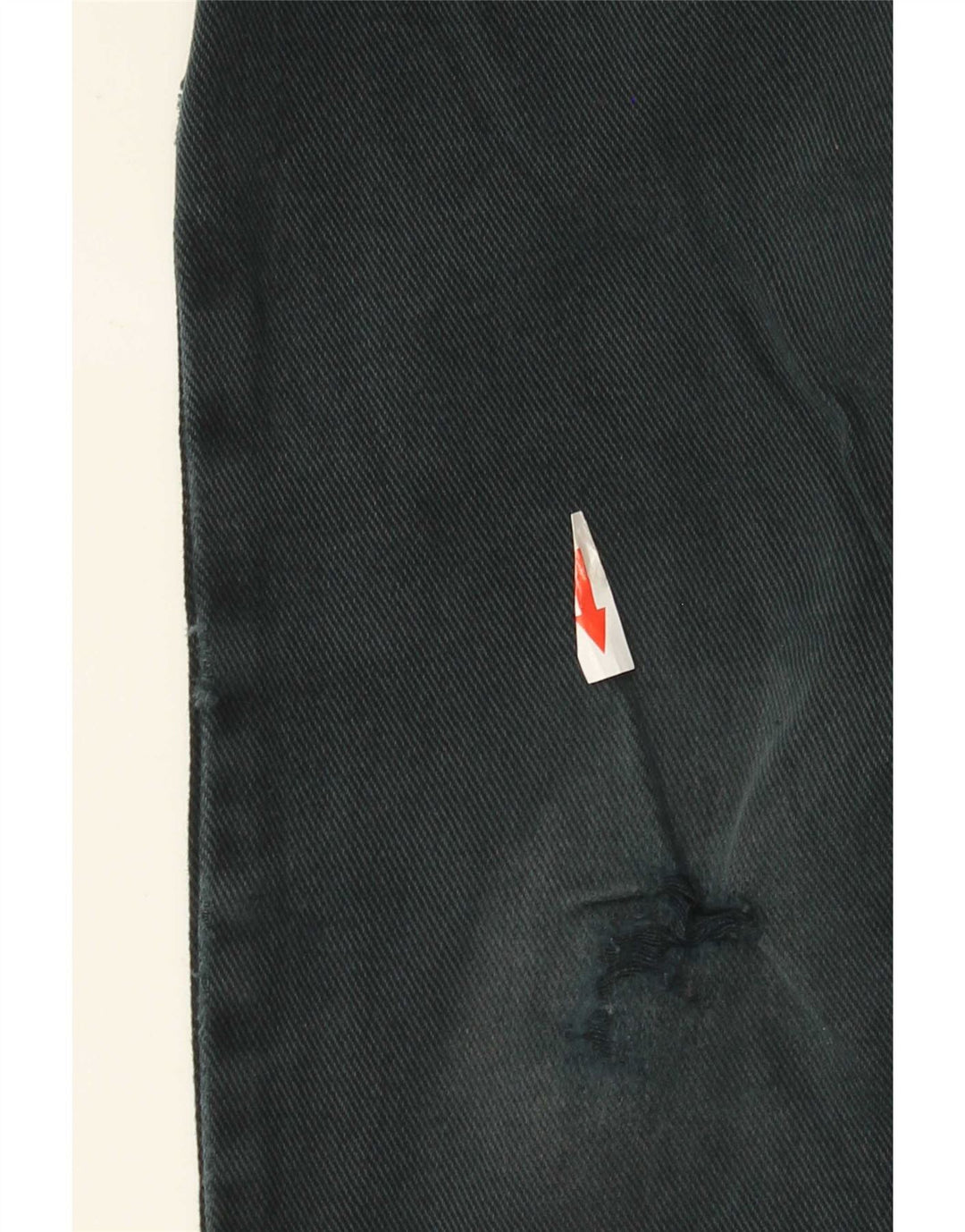 Marks & Spencer Blugi Distressed drepte pentru bărbați W34 L31 bumbac negru