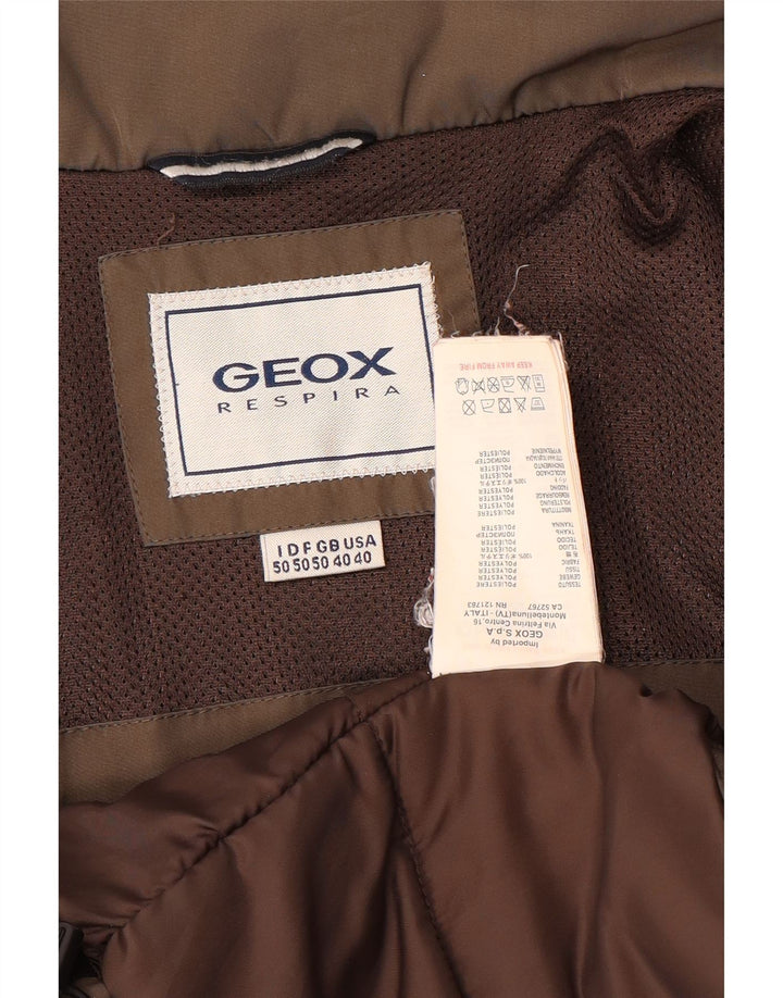 Geacă Bomber Respira pentru bărbați Geox UK 40 Poliester maro mare