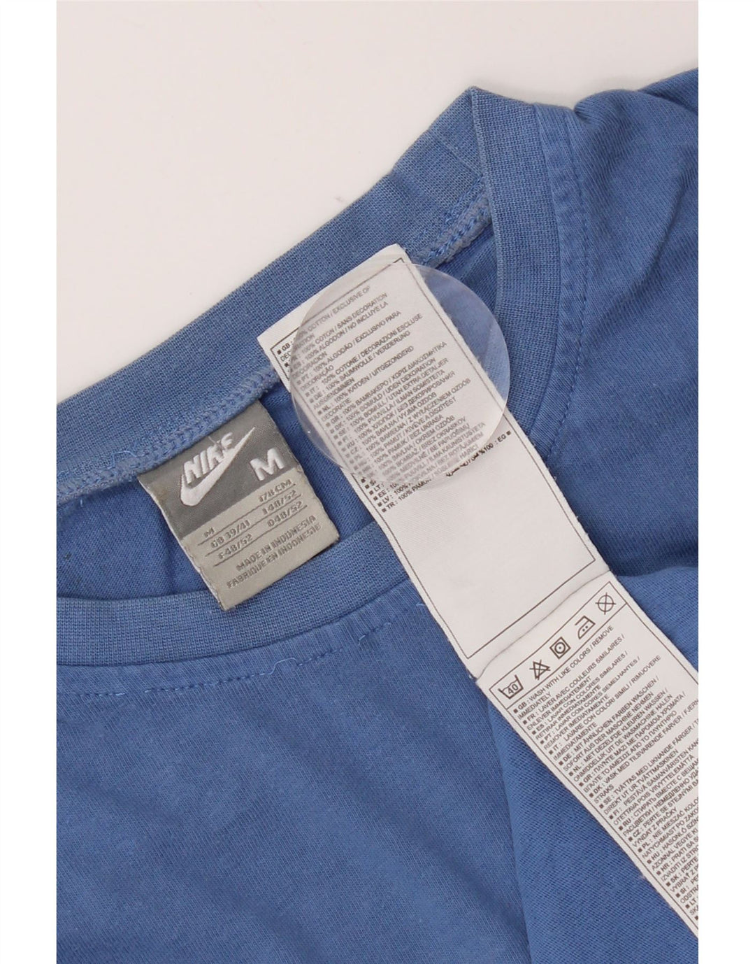Tricou pentru bărbați Nike Top UK 39/41 Medium Blue Bumbac