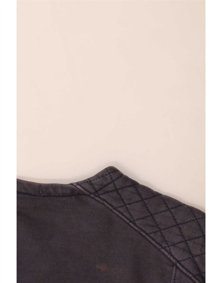 Gap Womens Biker Jacket UK 10 Small Bleumarin Bumbac