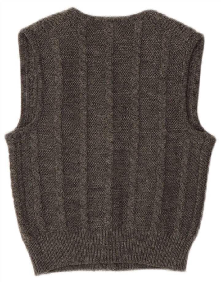 Giesswein Gilet tricot pentru femei EU 42 Lână virgină mare gri
