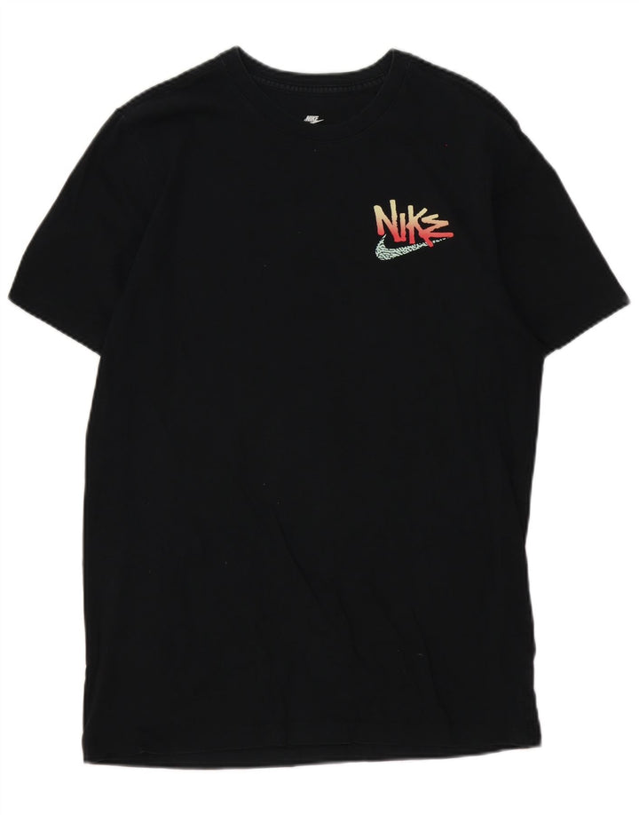 Tricou grafic pentru bărbați Nike Top Mediu Negru