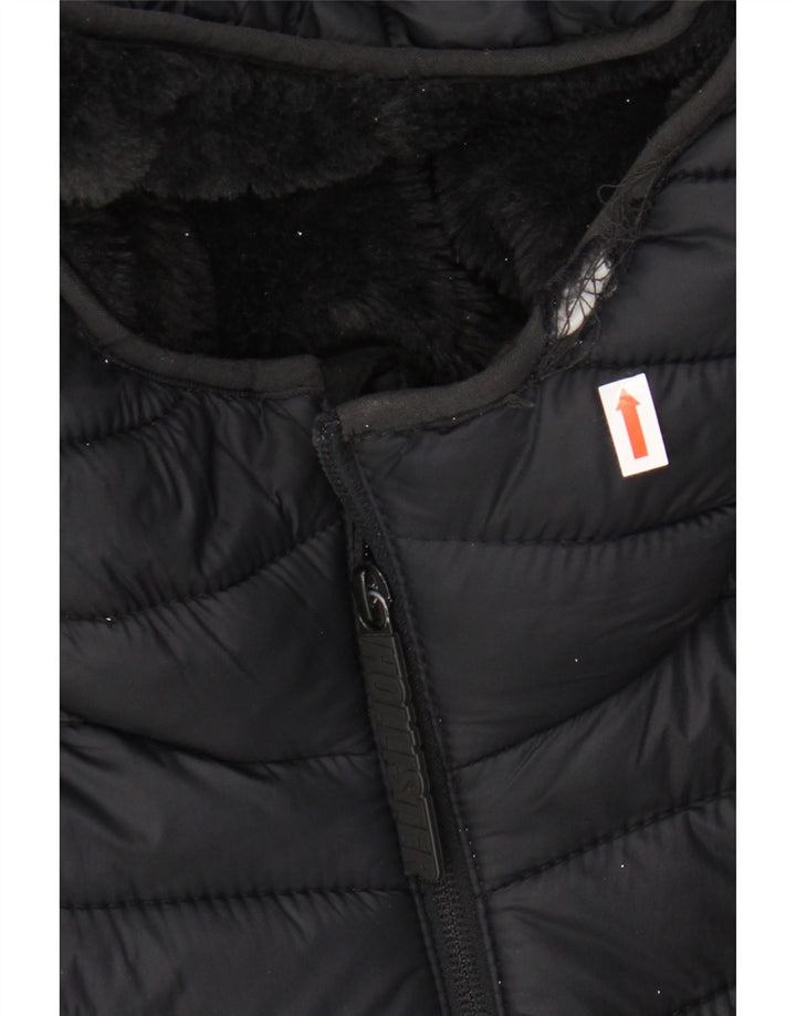 Jachetă căptușită cu glugă pentru bărbați HOLLISTER UK 34 XS Nylon negru