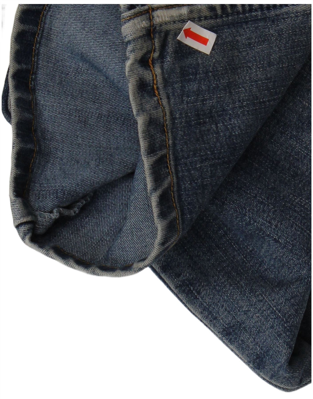 LEVI'S Womens Straight Jeans W27 L32 Blue Cotton
