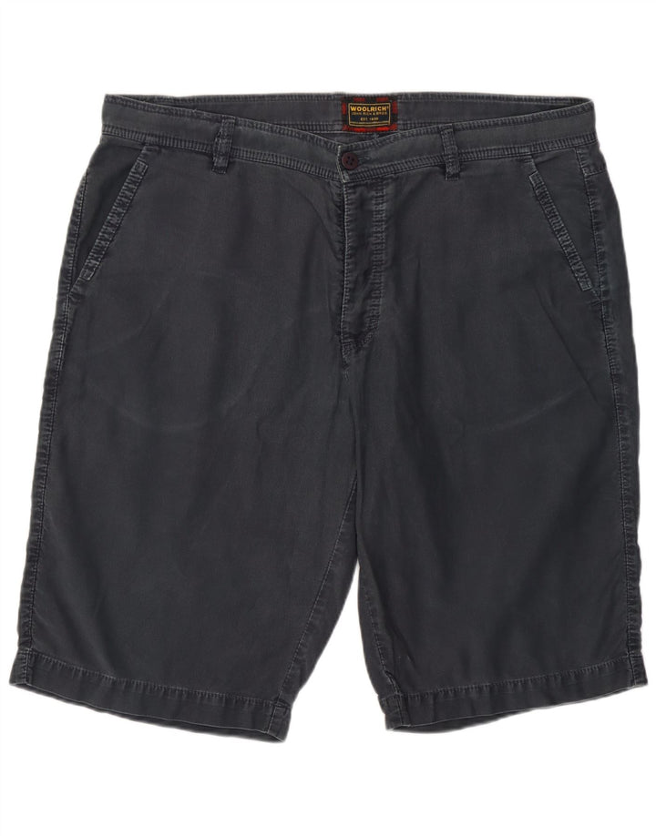 Pantaloni scurți chino pentru bărbați Woolrich W38 XL bumbac gri