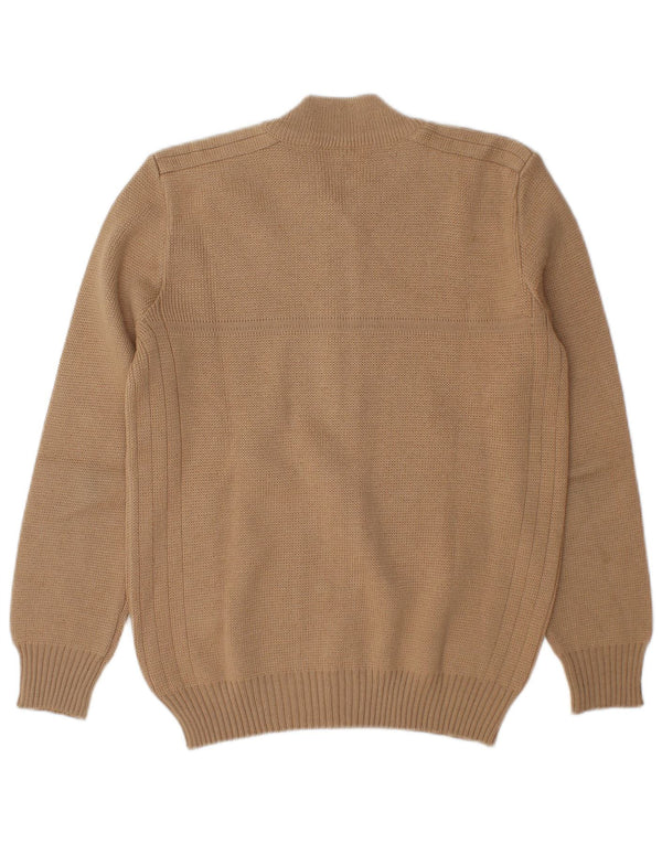 Cardigan Vintage pentru bărbați, bej mediu