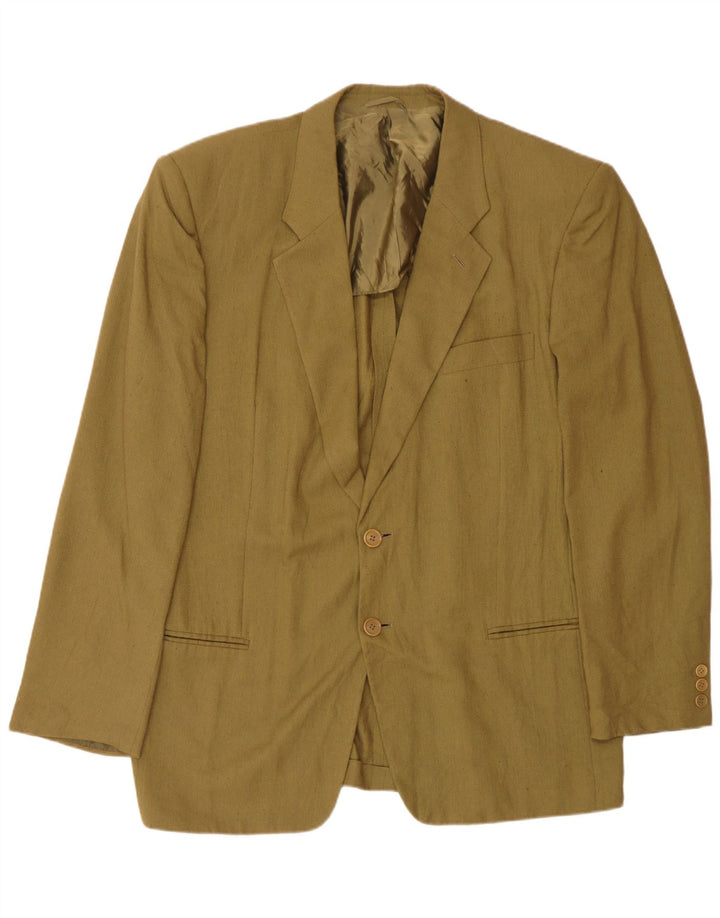 Blazer pentru bărbați Giorgio Armani, cu 2 nasturi, IT 52, in verde mare