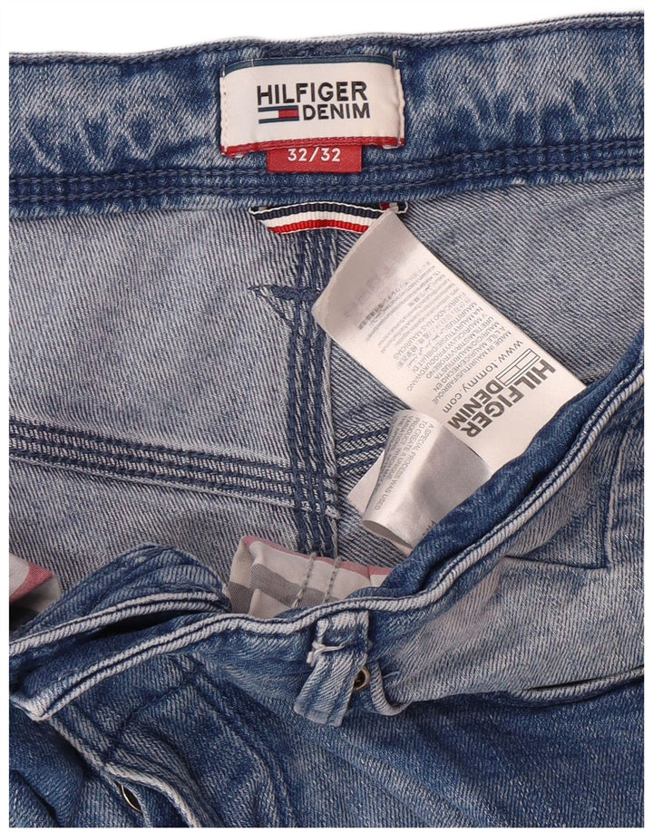 TOMMY HILFIGER Blugi Bootcut Bărbați W32 L32 Bumbac Albastru