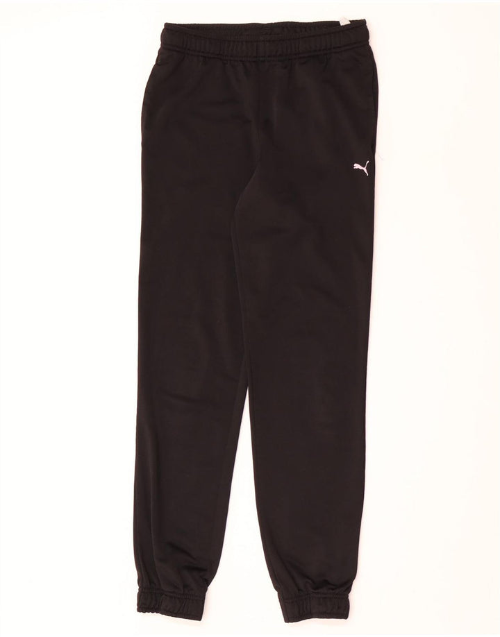 Puma Băieți Pantaloni Trening Pantaloni Joggeri 13-14 Ani Poliester Negru