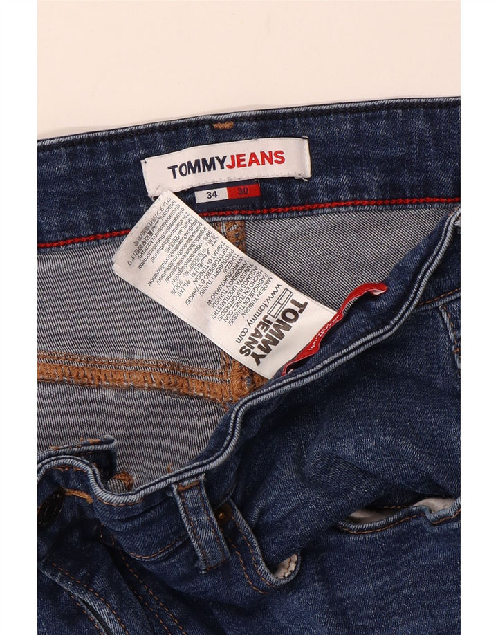 Blugi drepti pentru bărbați Tommy Hilfiger W34 L30 Bumbac albastru