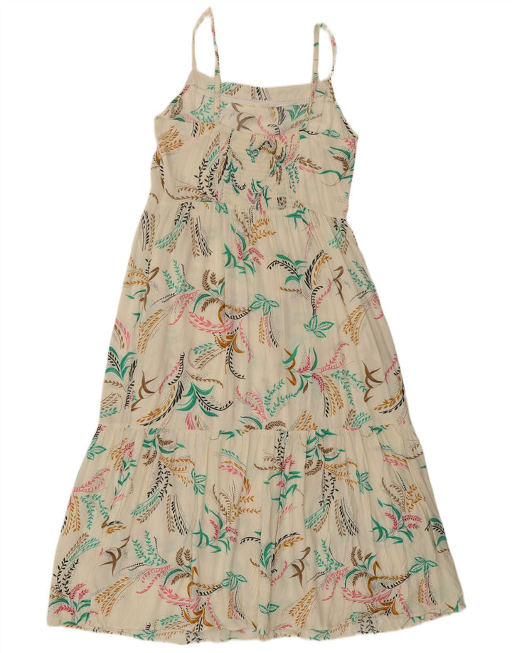 Rochie de soare pentru femei Marks & Spencer UK 12 Medium Off White Floral Viscose