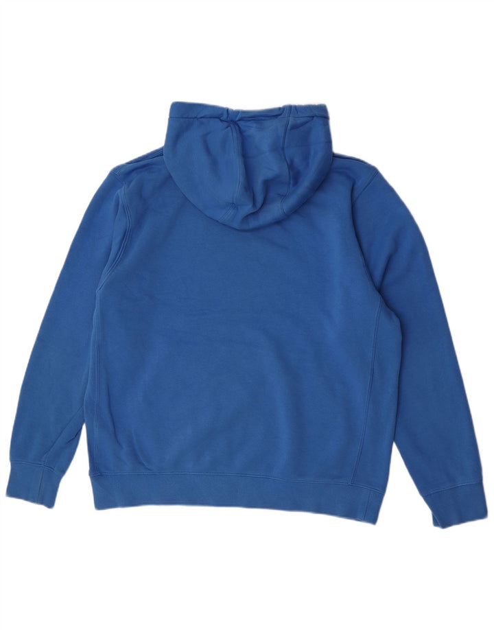 Pulover Nike pentru bărbați cu glugă, mare, albastru, bumbac