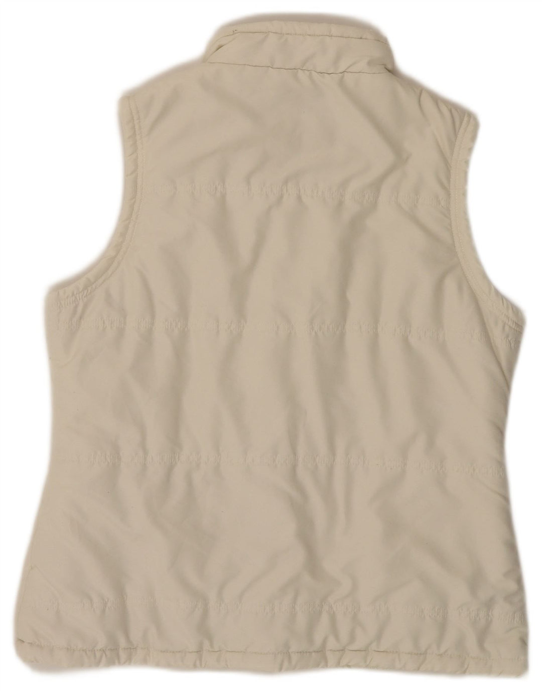 WEIRD FISH Gilet căptușit pentru femei UK 14 Medium Off White Poliester