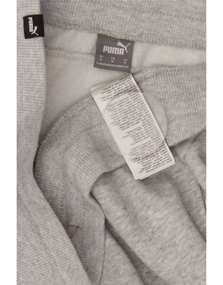 Pantaloni de trening Puma pentru bărbați Joggeri din bumbac gri mediu