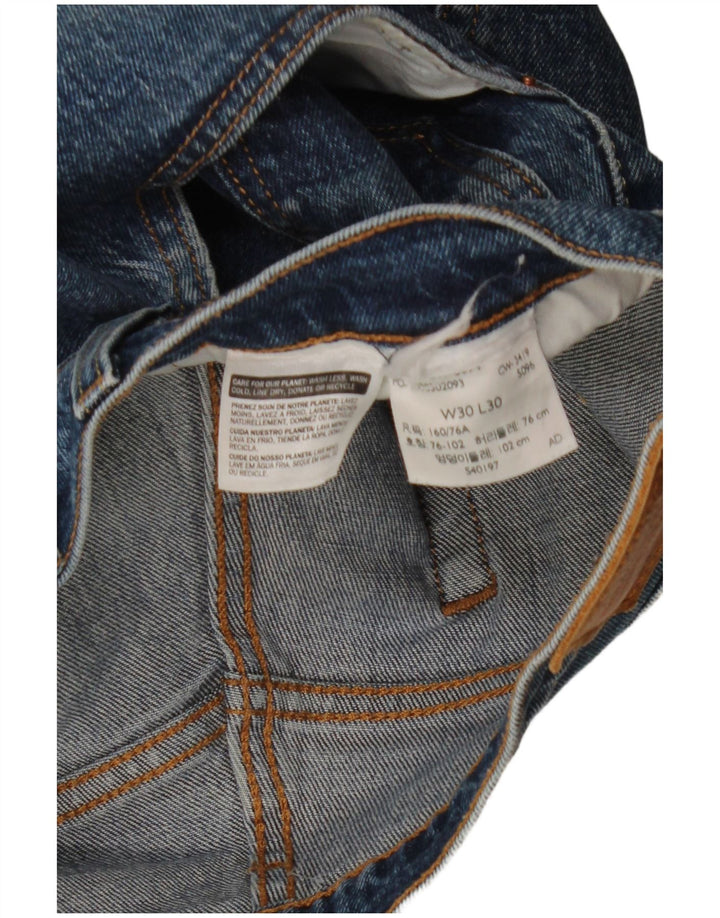 Pantaloni scurți din blugi pentru bărbați LEVI'S 501 W30 Medium Blue