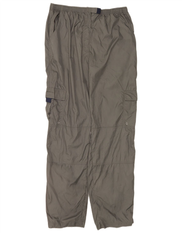Pantaloni cargo drepti pentru femei Champion Large W32 L30 Poliamidă gri