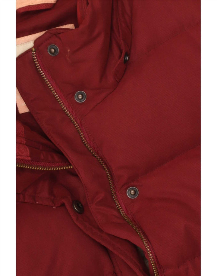 Gilet căptușit pentru femei Fat Face UK 14 Large Maroon Poliester