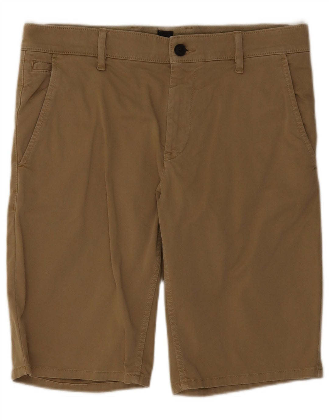 Pantaloni scurți chino pentru bărbați Hugo Boss W32, bumbac maro mediu