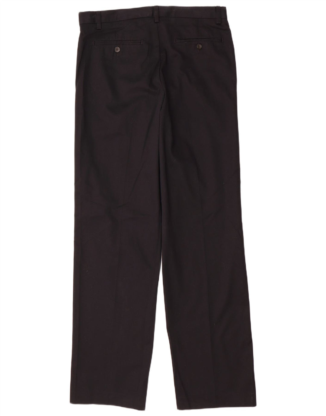 EDDIE BAUER Pantaloni chino drepți pentru bărbați L32 L34 bumbac negru