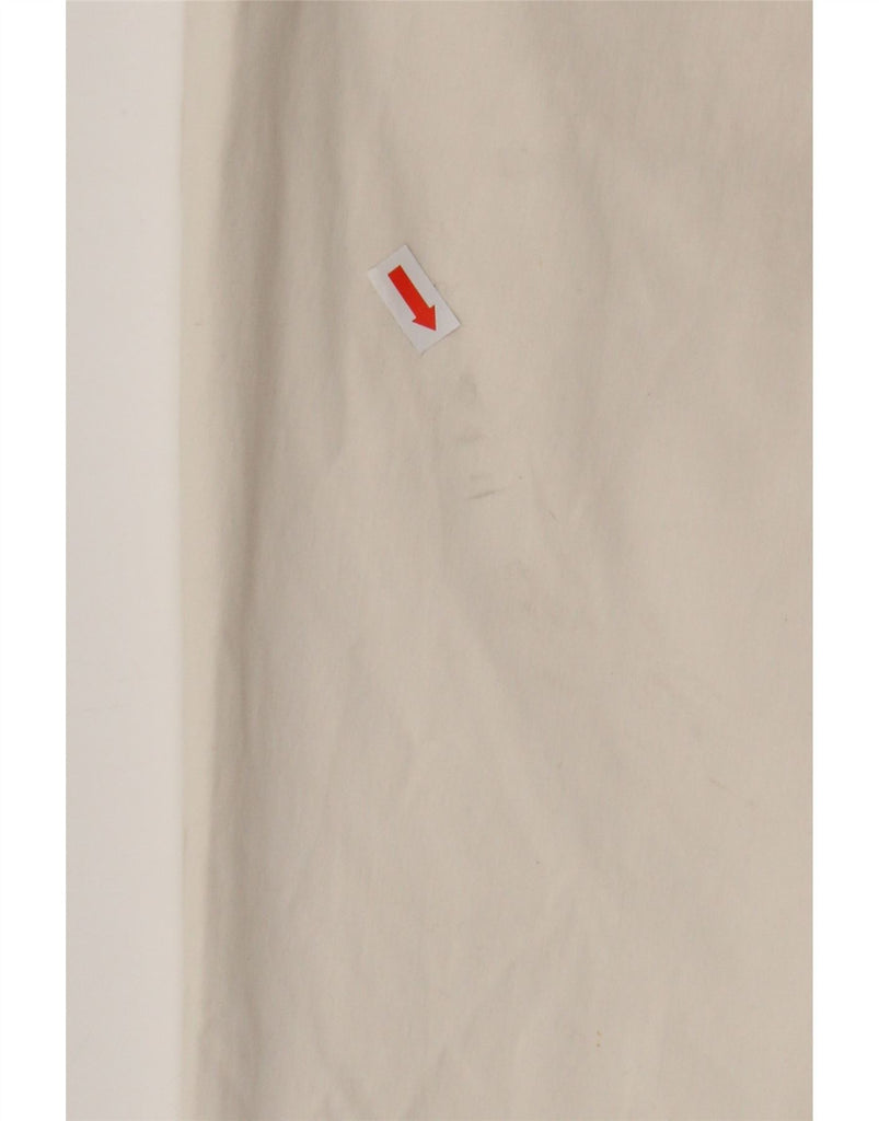 BURBERRY Womens Straight Casual Trousers IT 42 Medium W29 L29 Beige Cotton Vintage Burberry and Second-Hand Burberry from Messina Hembry 